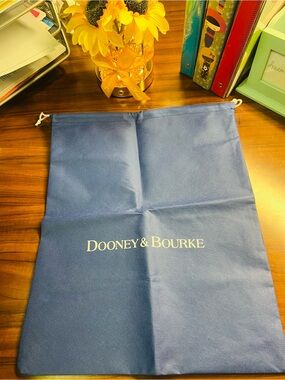 New Dooney & Bourke Navy Blue Drawstring Dust Bag